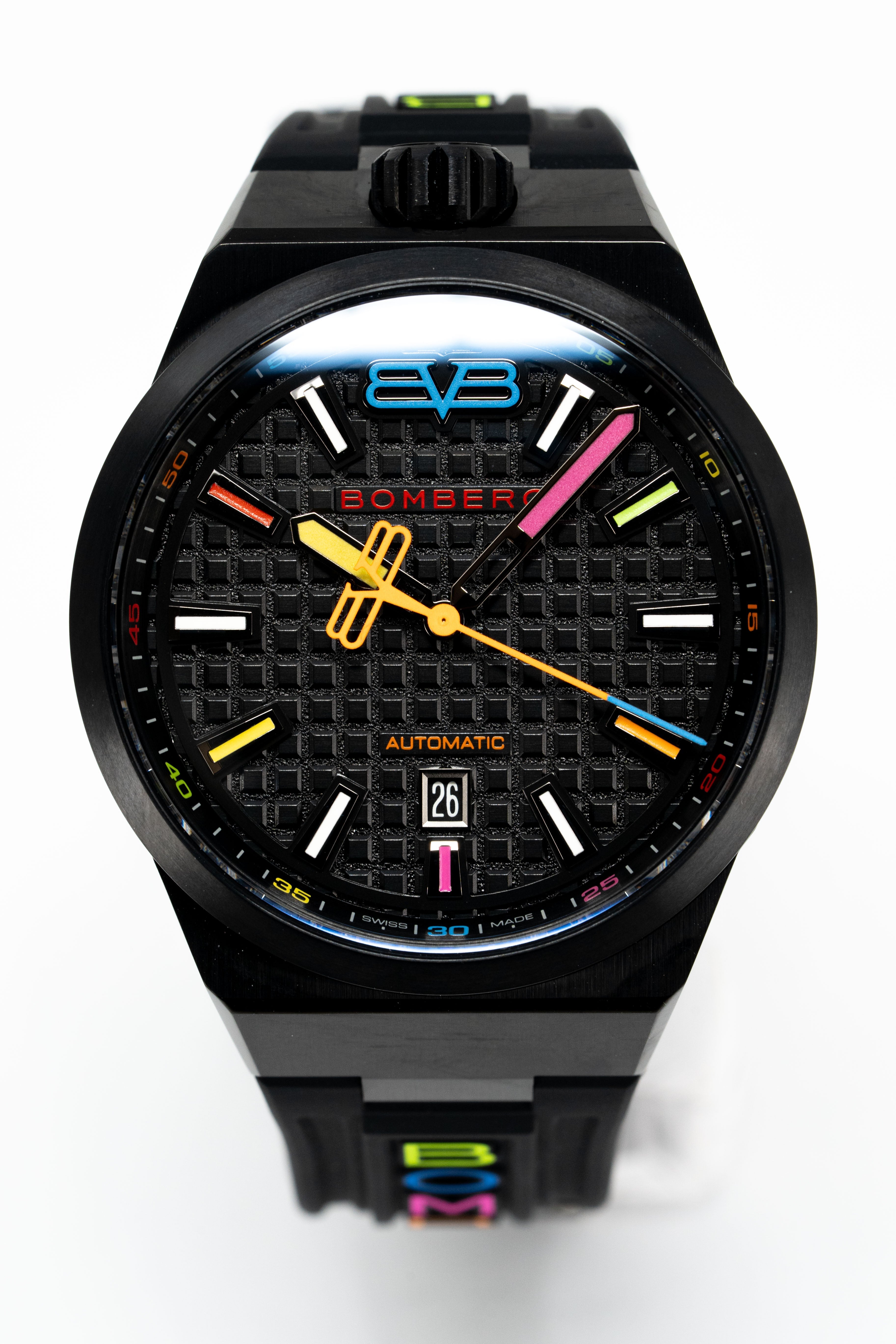 Bomberg Men's Watch BOLT-68 Neo Automatic Taipei Metropolis Black PVD wholesalehk.shop