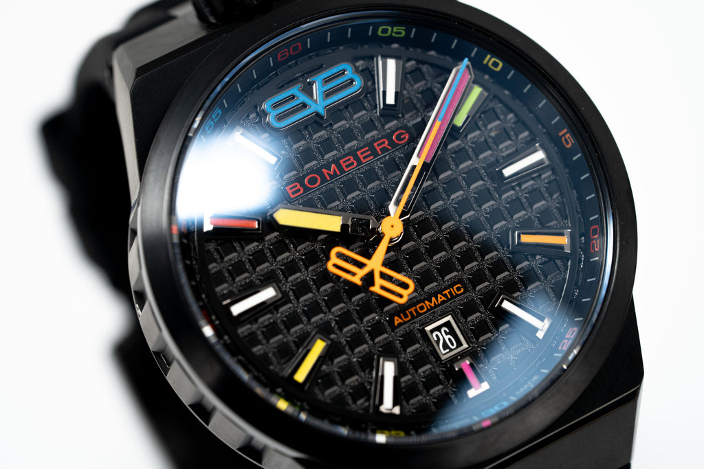 Bomberg Men's Watch BOLT-68 Neo Automatic Taipei Metropolis Black PVD wholesalehk.shop