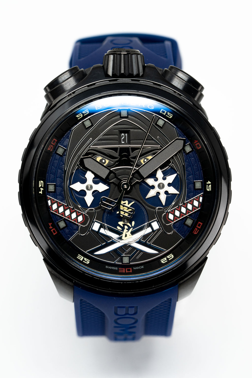 Bomberg Men's Watch BOLT-68 Heritage Blue Ninja wholesalehk.shop