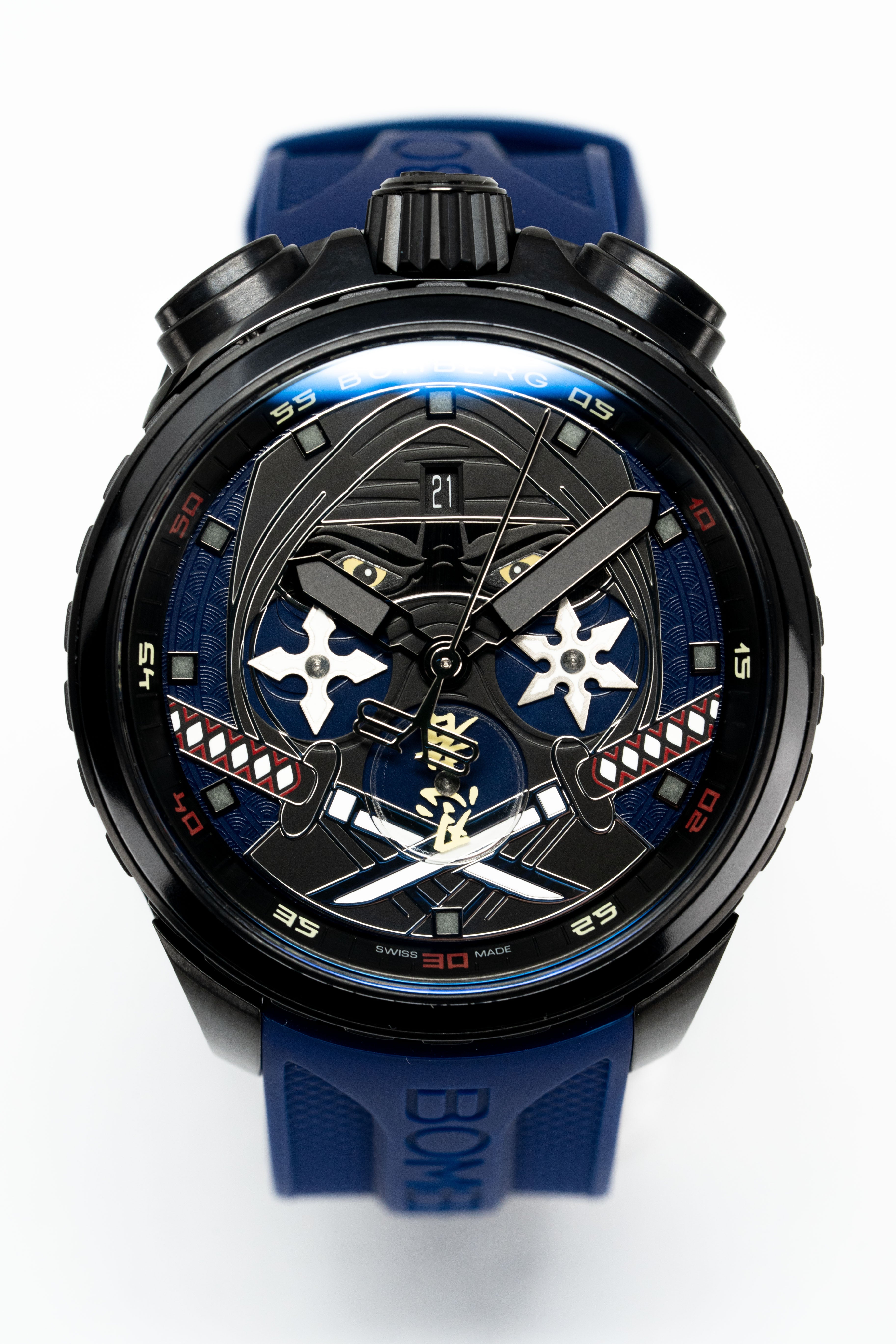 Bomberg Men's Watch BOLT-68 Heritage Blue Ninja wholesalehk.shop