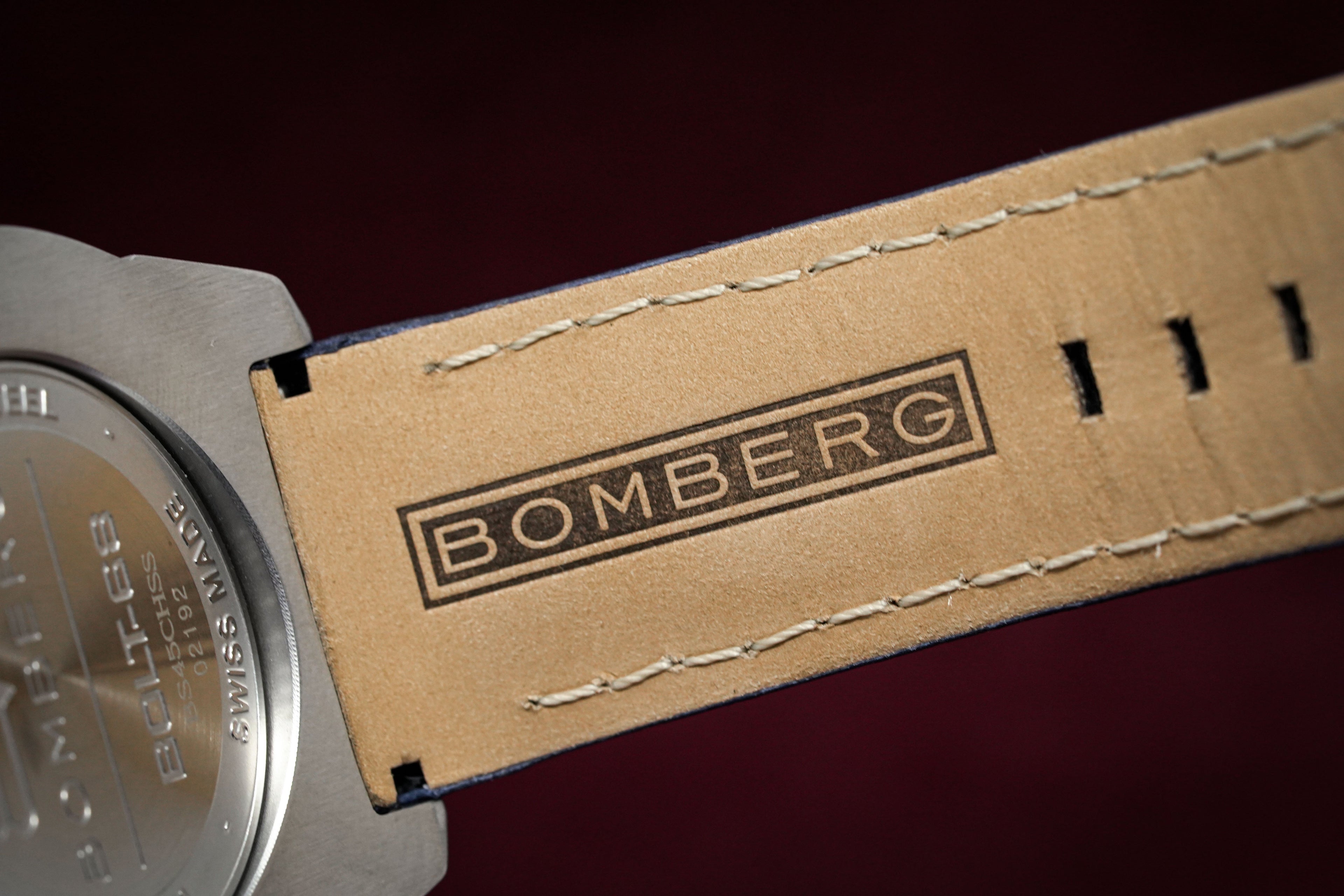 Bomberg Men's Chronograph Watch BOLT-68 Blue wholesalehk.shop