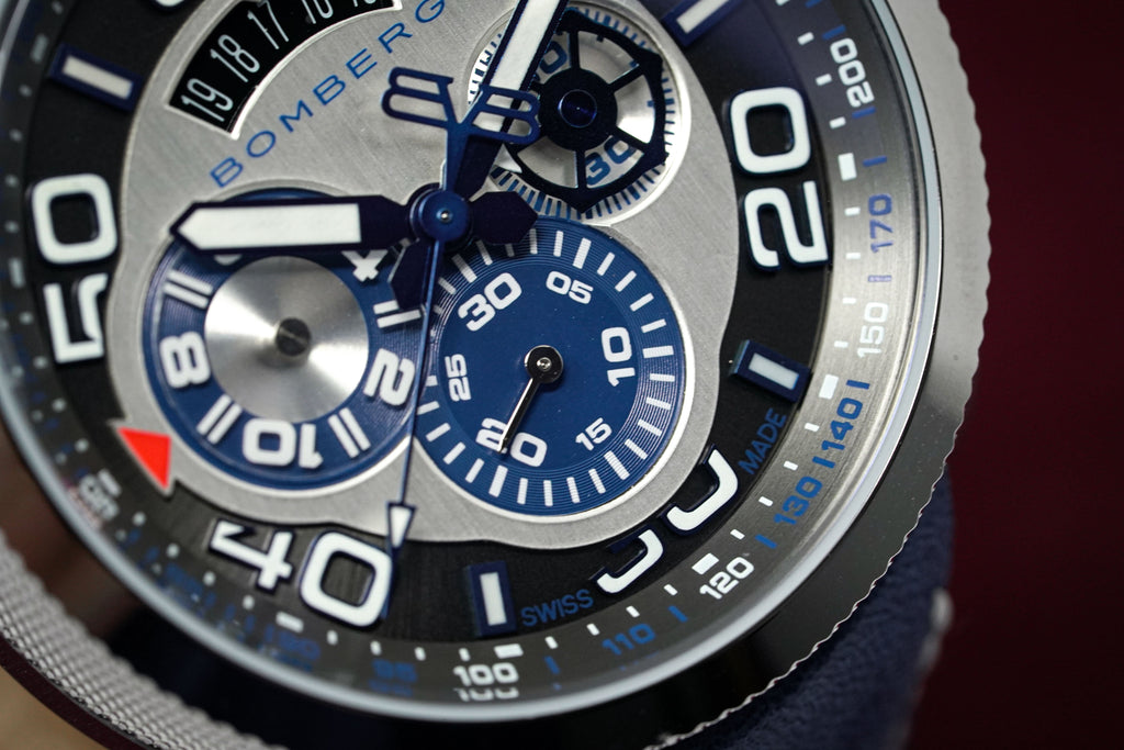 Bomberg Men's Chronograph Watch BOLT-68 Blue wholesalehk.shop