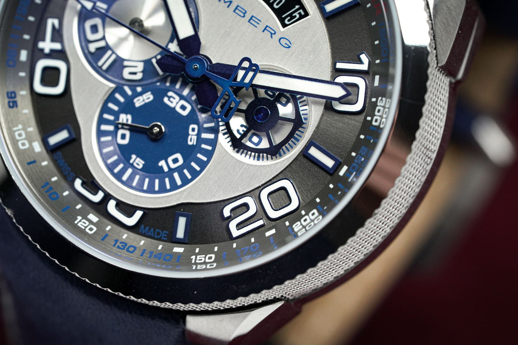 Bomberg Men's Chronograph Watch BOLT-68 Blue wholesalehk.shop