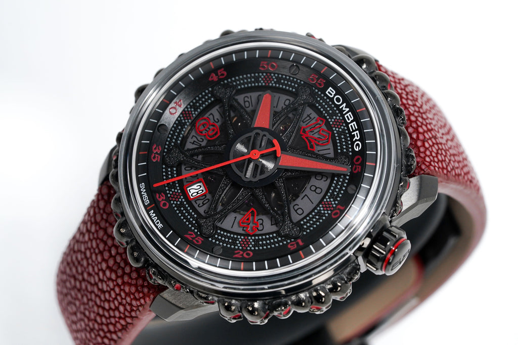 Bomberg Watch BB-01 Automatic Red Catacomb Limited Edition wholesalehk.shop