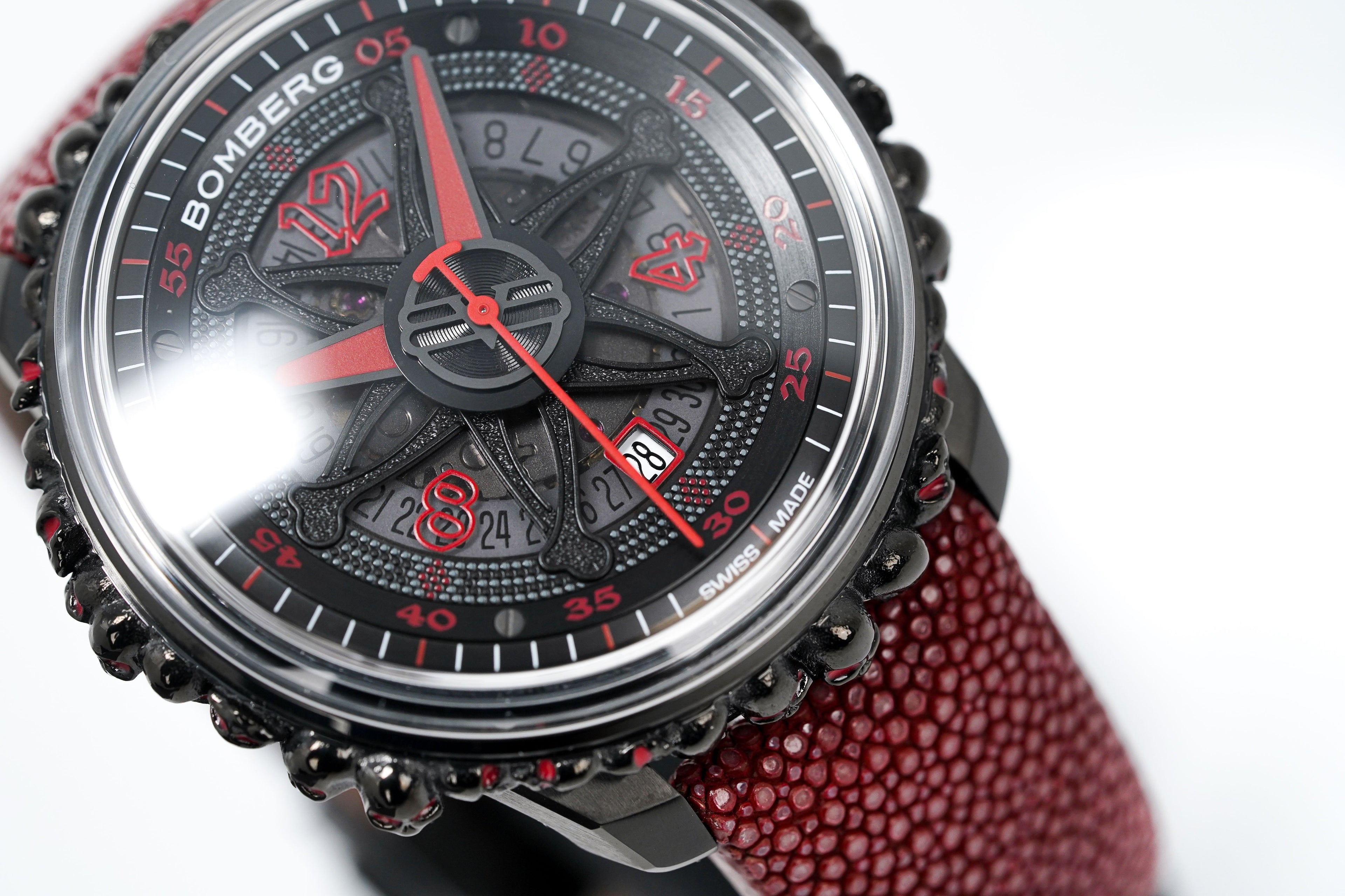 Bomberg Watch BB-01 Automatic Red Catacomb Limited Edition wholesalehk.shop