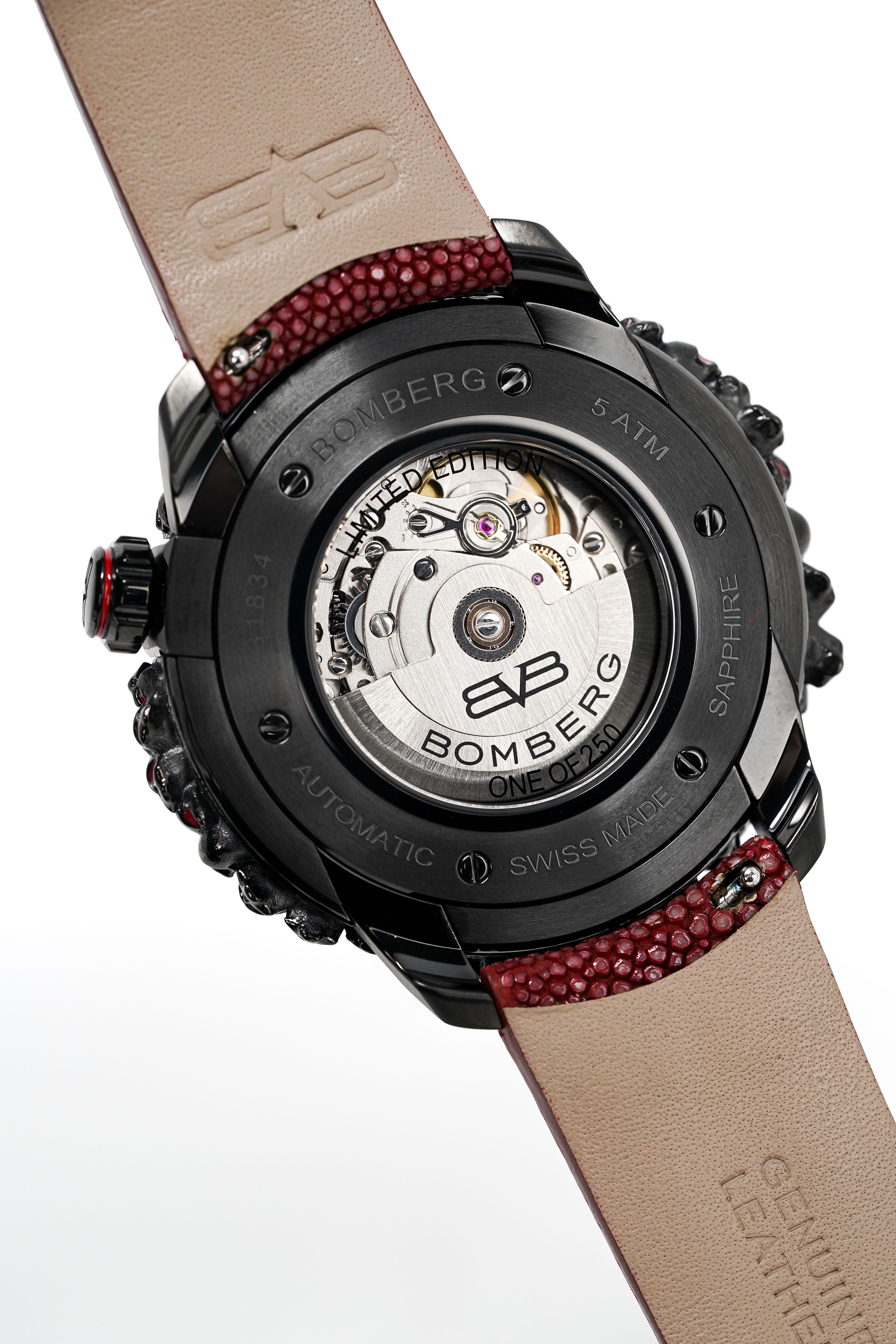 Bomberg Watch BB-01 Automatic Red Catacomb Limited Edition wholesalehk.shop