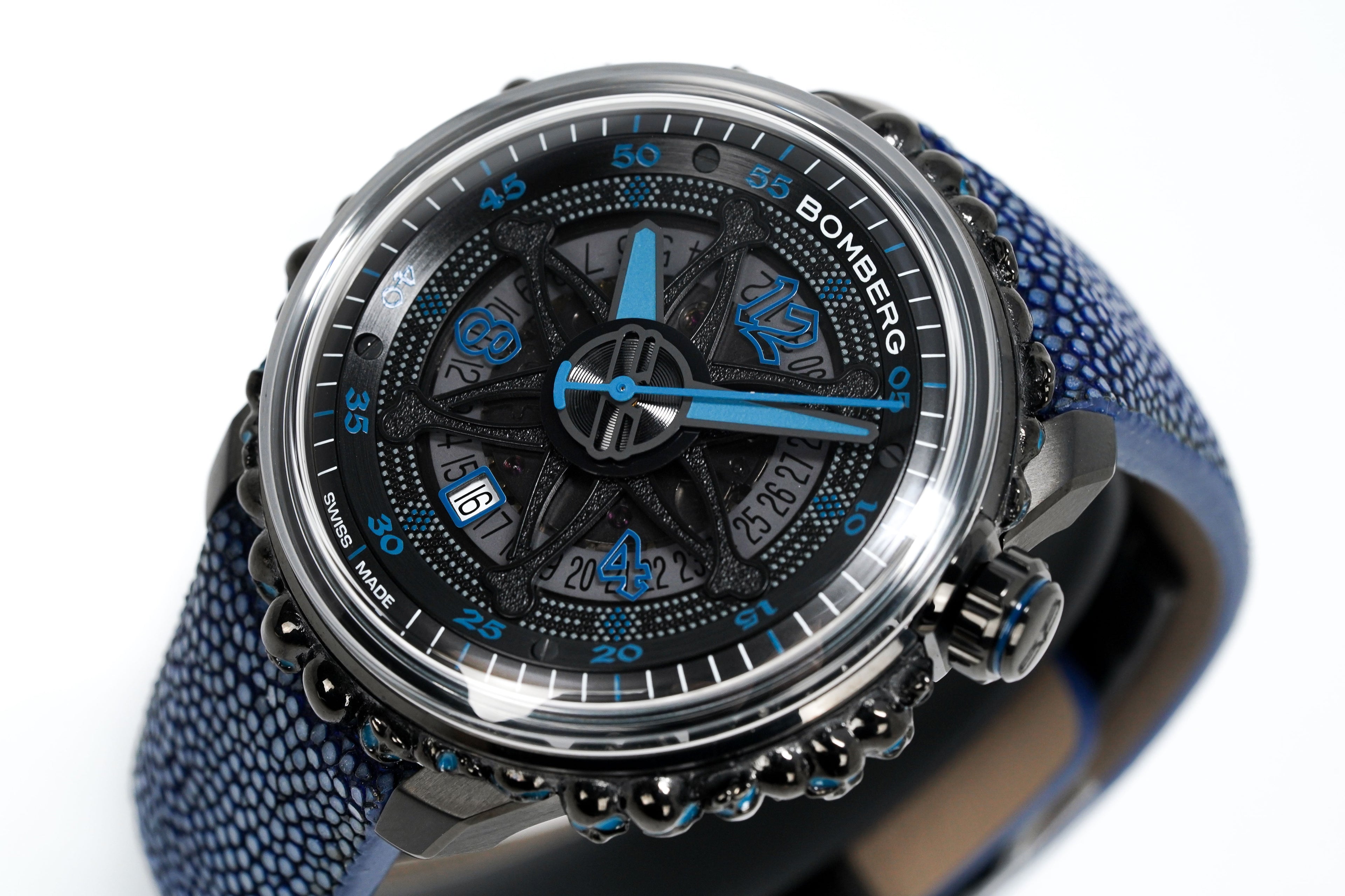 Bomberg Watch BB-01 Automatic Blue Catacomb Limited Edition wholesalehk.shop