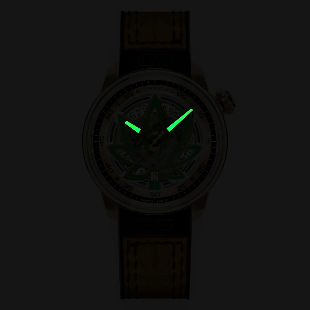 Bomberg CBD Golden Limited Edition BB-01 Automatic Men's Watch wholesalehk.shop