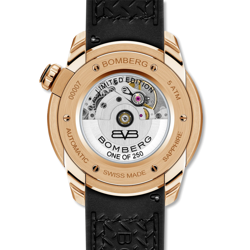 Bomberg CBD Golden Limited Edition BB-01 Automatic Men's Watch wholesalehk.shop