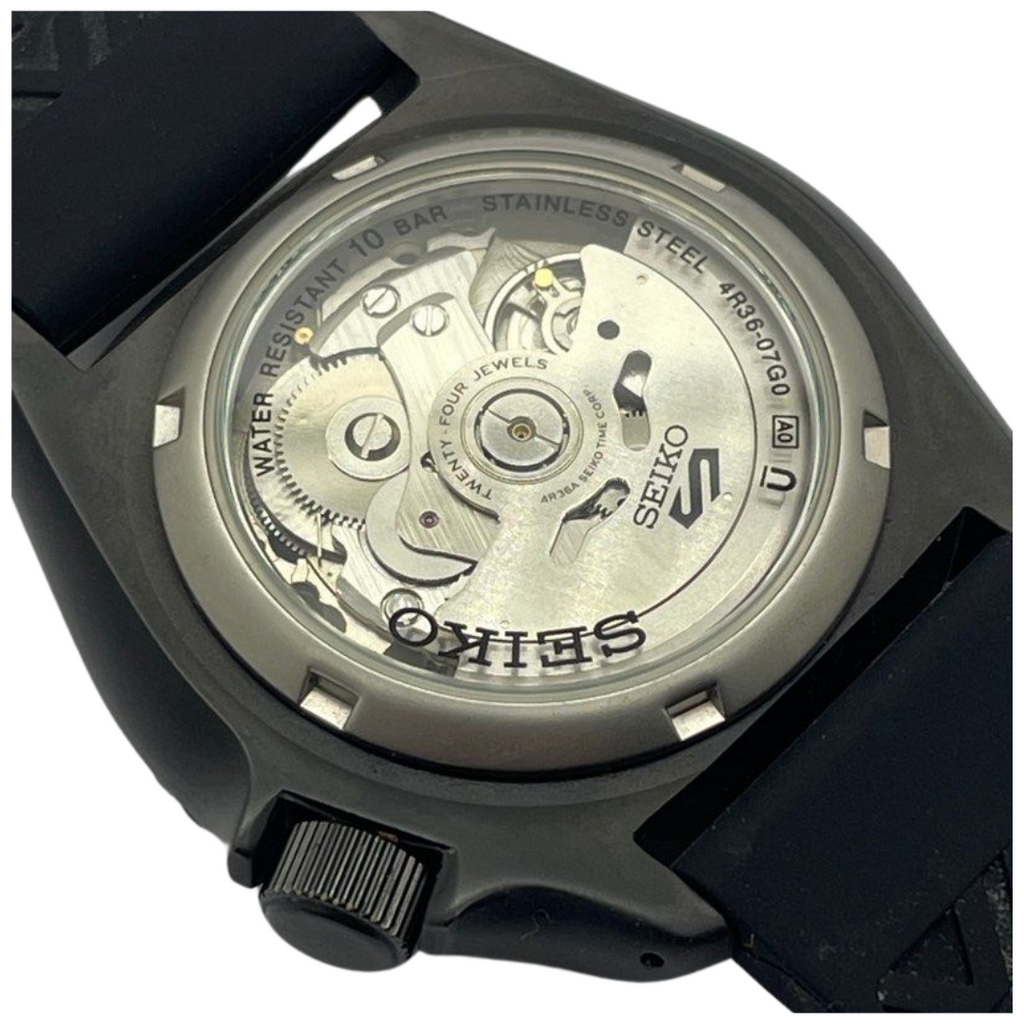 Seiko 5 Sports Automatic Black Dial Black NATO Strap Watch For Men - SRPD79K1 wholesalehk.shop