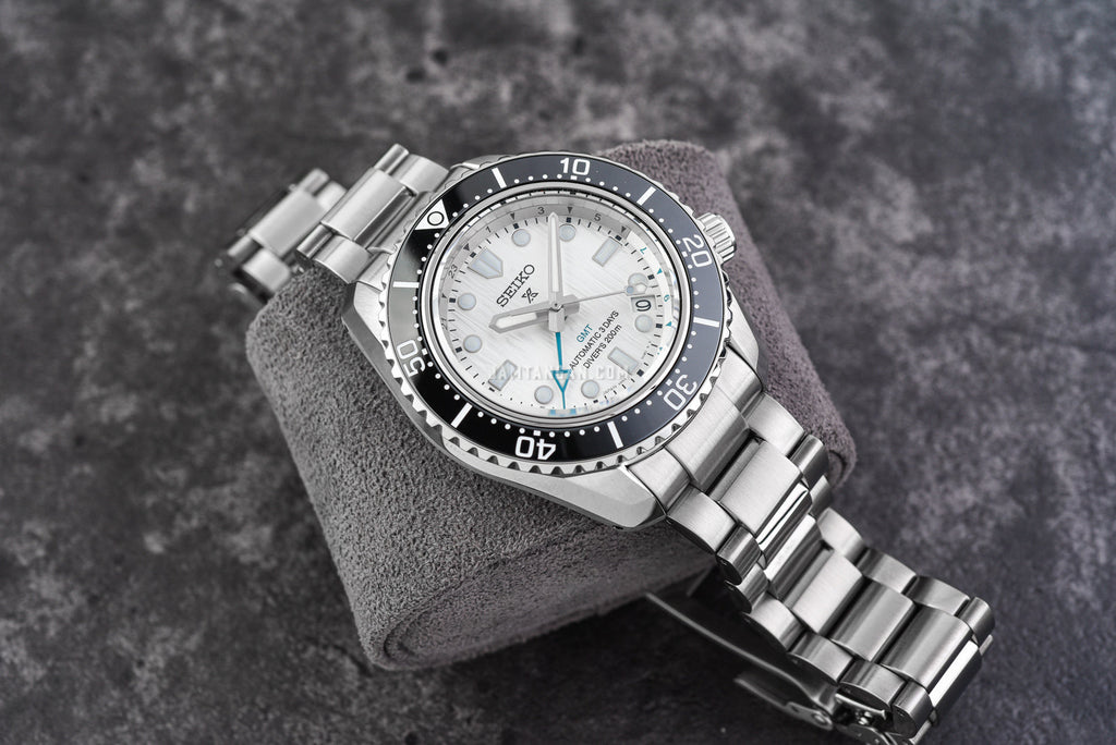 Seiko Prospex Sea Arctic Ocean GMT Limited Edition Silver Dial Silver Steel Strap Watch For Men - SPB439J1 wholesalehk.shop