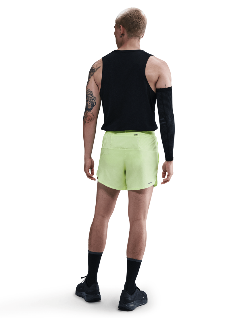 2026 New Arrival Men's Dri-FIT Stride 5" Brief-Lined Running Shorts :Barely Volt | Reflective Silver wholesalehk.shop