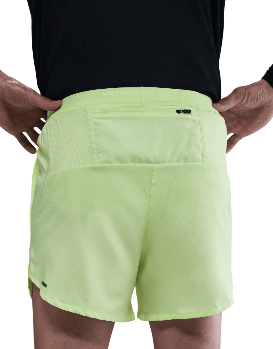 2026 New Arrival Men's Dri-FIT Stride 5" Brief-Lined Running Shorts :Barely Volt | Reflective Silver wholesalehk.shop