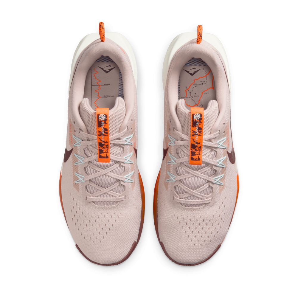2026 New Arrival ReactX Pegasus Trail 5 Men's :Silt Red | Hyper Crimson wholesalehk.shop