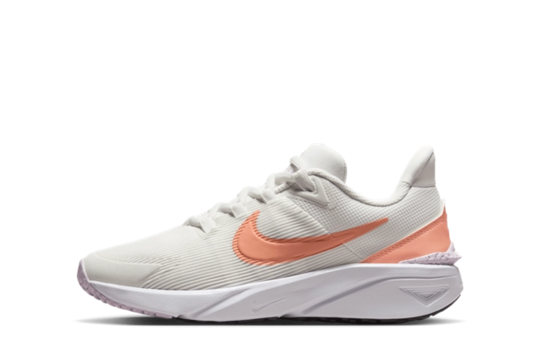 2026 New Arrival Star Runner 4 (GS) Older Kids' :Summit White | Apricot Agate wholesalehk.shop