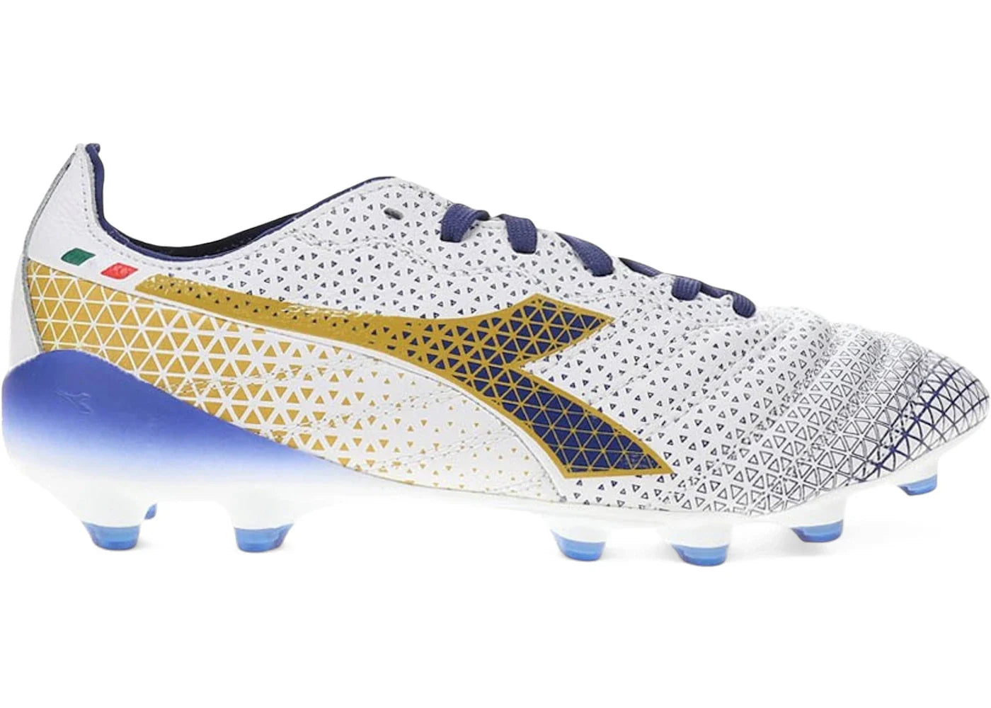 Diadora Brasil Elite Tech GR ITA LPX FG White Blue Gold