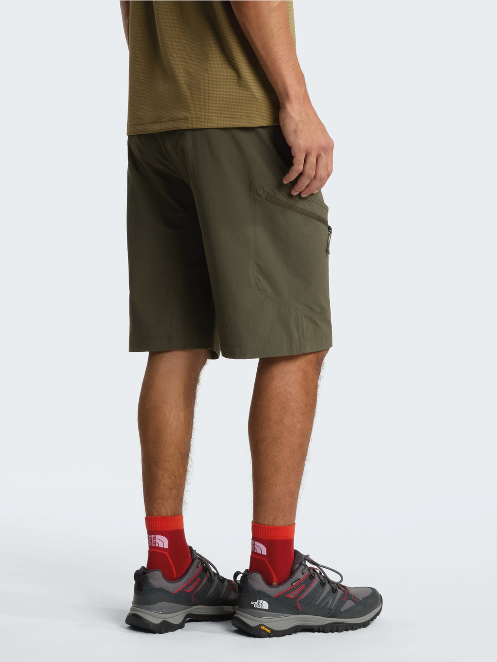 2026 New Arrival Shorts Cargo in Nylon Stretch Verde wholesalehk.shop