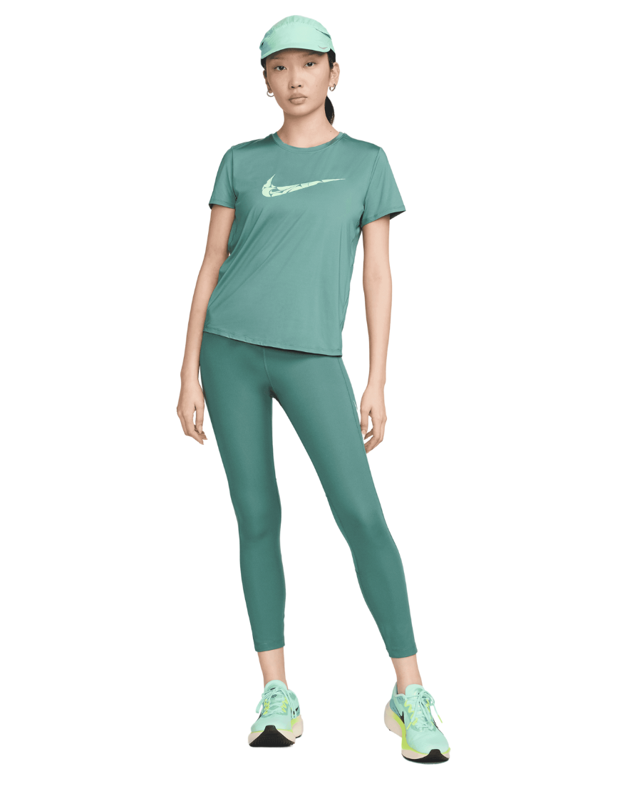 2026 New Arrival Women's One Swoosh Dri-FIT Short-Sleeve Running Top :Bicoastal | Vapor Green wholesalehk.shop