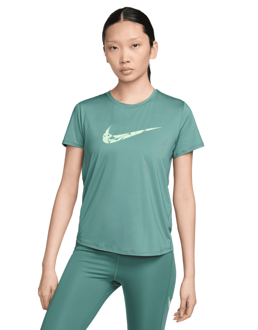 2026 New Arrival Women's One Swoosh Dri-FIT Short-Sleeve Running Top :Bicoastal | Vapor Green wholesalehk.shop