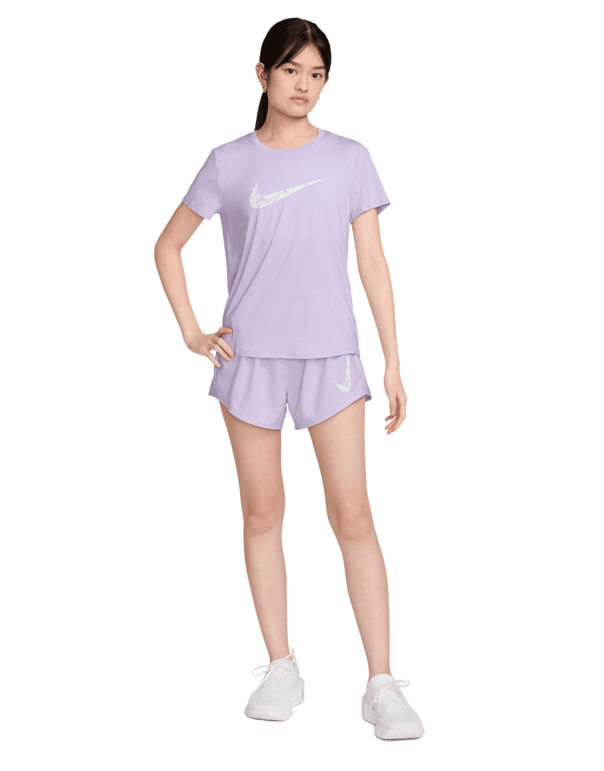 2026 New Arrival Women's One Swoosh Dri-FIT Short-Sleeve Running Top :Lilac Bloom | White wholesalehk.shop
