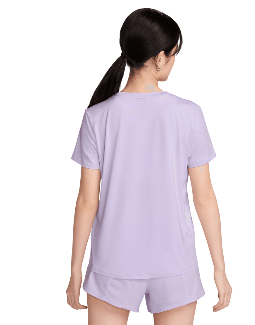 2026 New Arrival Women's One Swoosh Dri-FIT Short-Sleeve Running Top :Lilac Bloom | White wholesalehk.shop