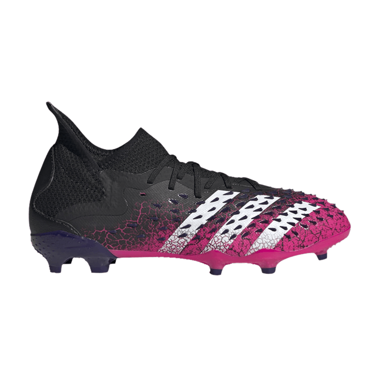 adidas Predator Freak 1 FG J Demonskin Black Shock Pink