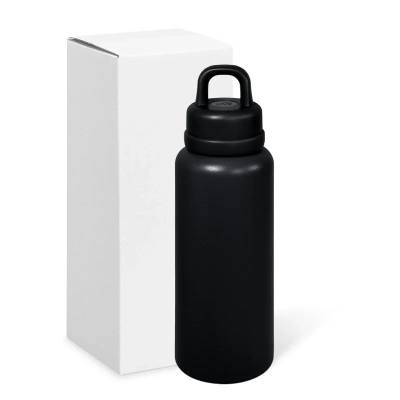US Warehouse 26oz Classic Tumbler Leak-Proof One-Touch Opening Outdoor Camping Thermal Water Bottle Comfortable Handle Gift