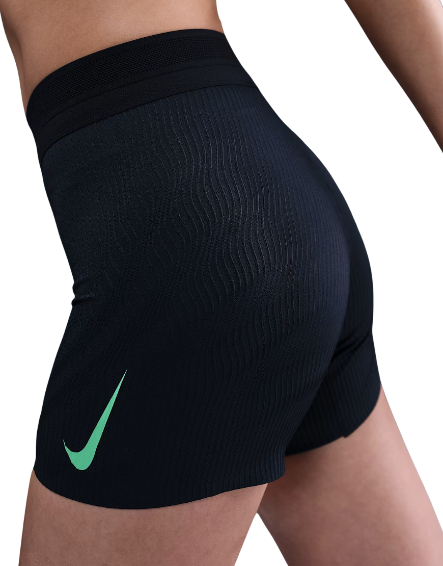 2026 New Arrival Women's Dri-FIT AeroSwift Running Shorts: Black/Aster Pink/Green Shock wholesalehk.shop