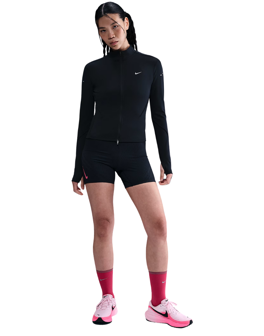 2026 New Arrival Women's Dri-FIT AeroSwift Running Shorts: Black/Aster Pink/Green Shock wholesalehk.shop