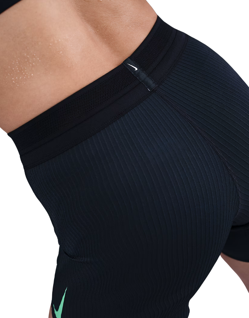 2026 New Arrival Women's Dri-FIT AeroSwift Running Shorts: Black/Aster Pink/Green Shock wholesalehk.shop