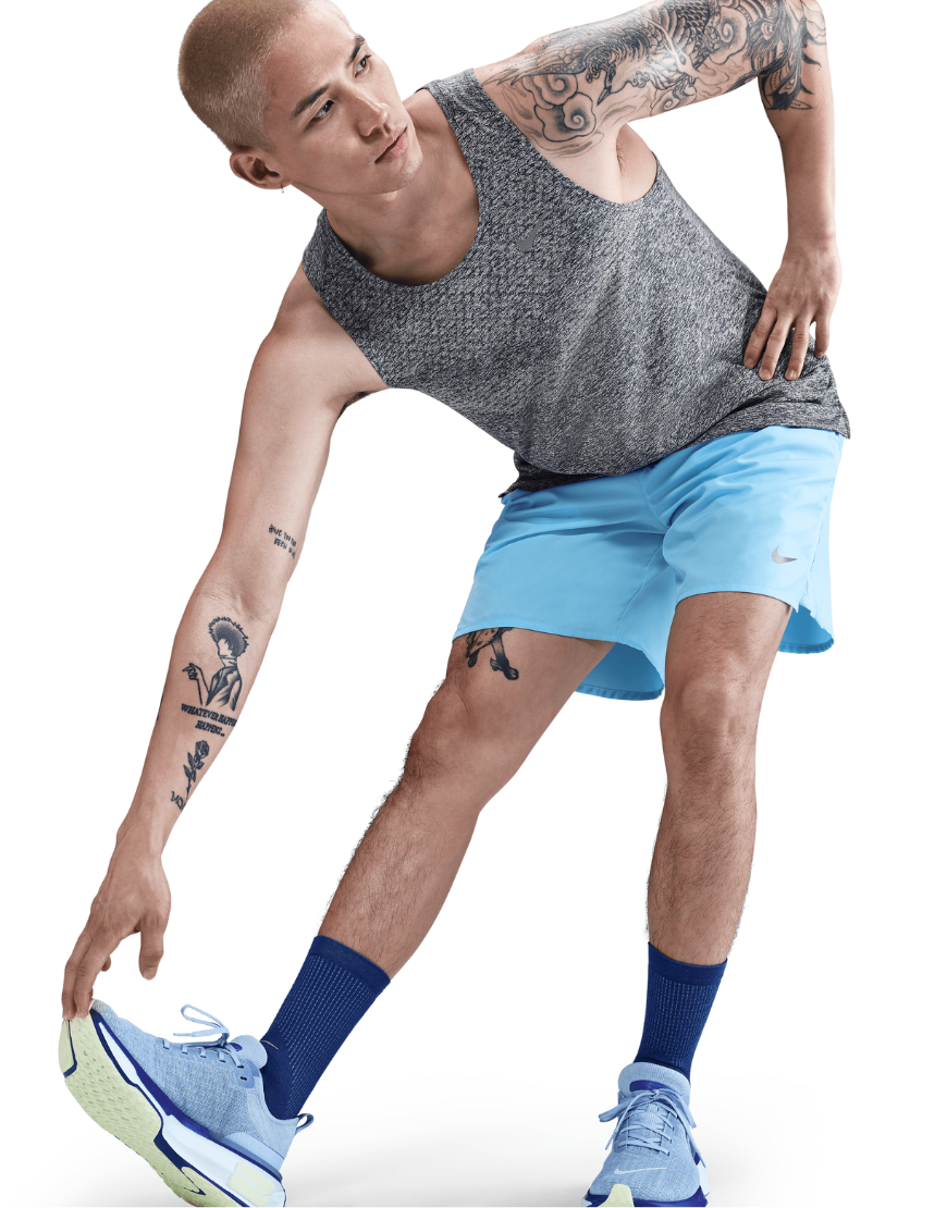 2026 New Arrival Men's Dri-FIT ADV Running Tank Top :Thunder Blue | Reflective Silver wholesalehk.shop