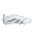 adidas Predator 24 League Low FG Cloud White Silver Metallic Grey