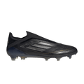 adidas F50 Elite Laceless FG Core Black Iron Metallic Gold Metallic