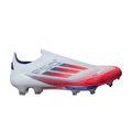 adidas F50+ Elite Laceless FG Cloud White Solar Red
