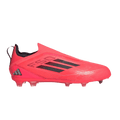 adidas F50 Pro Laceless FG Turbo Aurora Black Platinum Metallic (GS)