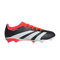 adidas Predator 24 League FG Core Black Cloud White Solar Red (GS)