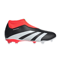 adidas Predator 24 League Laceless FG Core Black Cloud White Solar Red (GS)