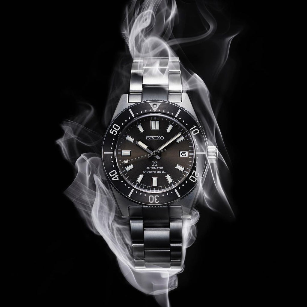 Seiko Prospex 1965 Modern Re Interpretation Automatic Black Dial Silver Steel Strap Watch For Men - SPB143J1 wholesalehk.shop