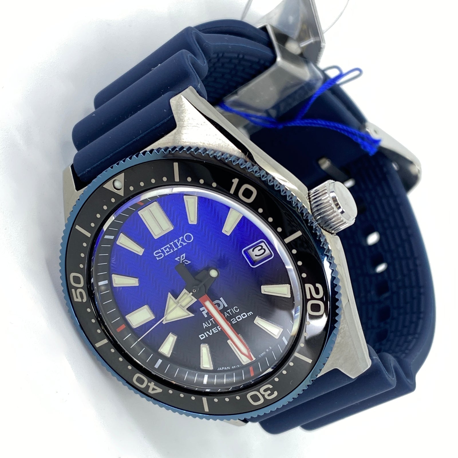 Seiko Prospex PADI Special Edition Divers 200M Blue Dial Blue Rubber Strap Watch For Men - SPB071J1 wholesalehk.shop