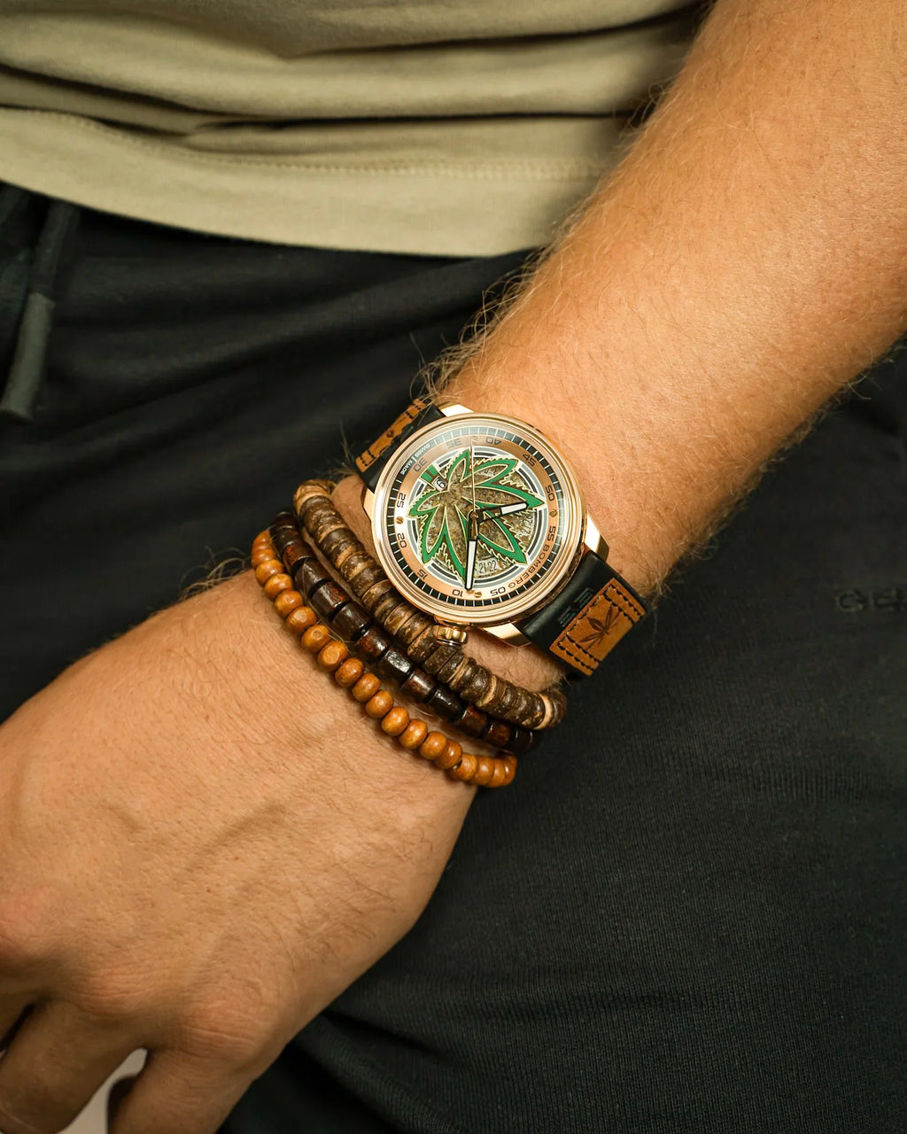 Bomberg CBD Golden Limited Edition BB-01 Automatic Men's Watch wholesalehk.shop