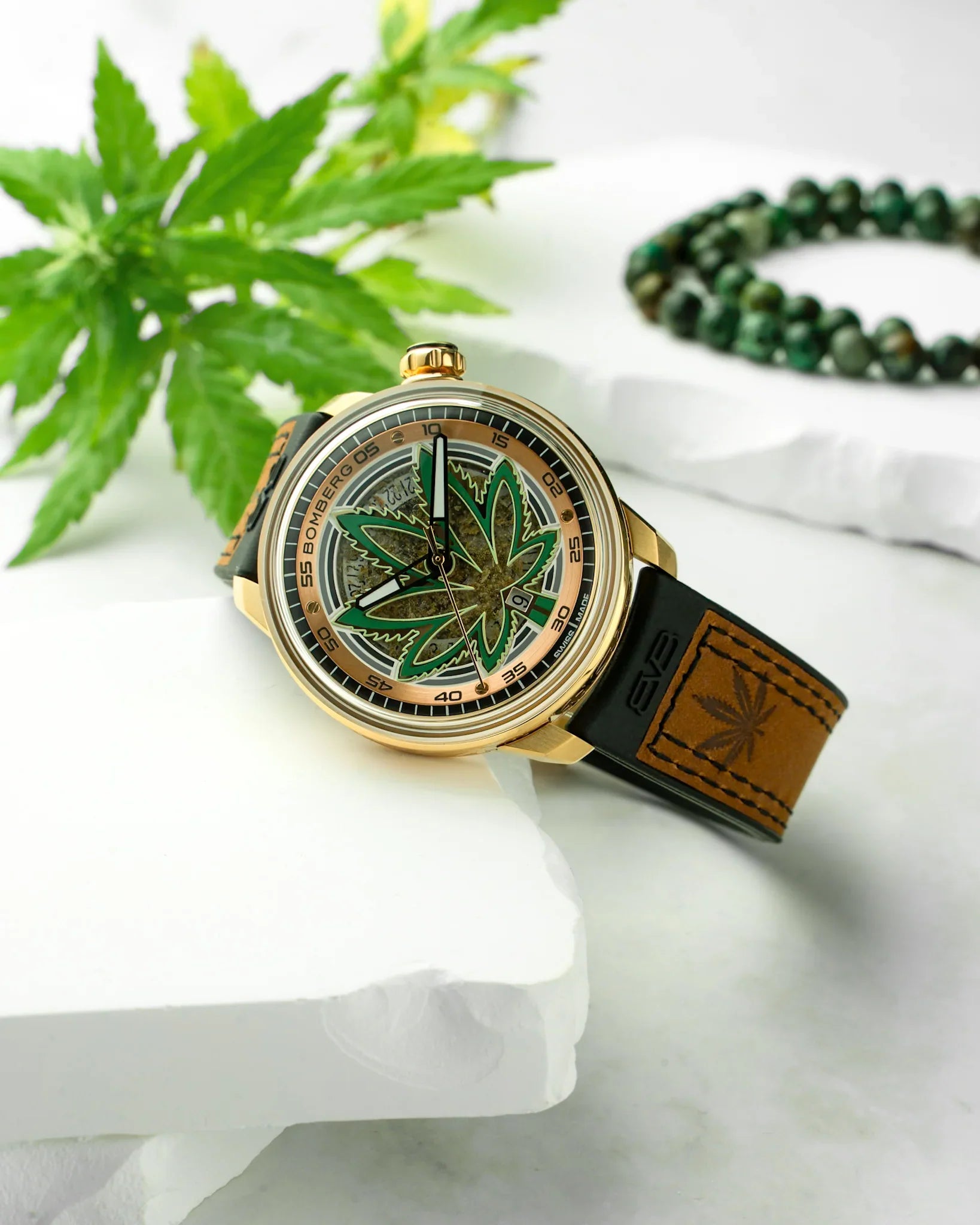 Bomberg CBD Golden Limited Edition BB-01 Automatic Men's Watch wholesalehk.shop