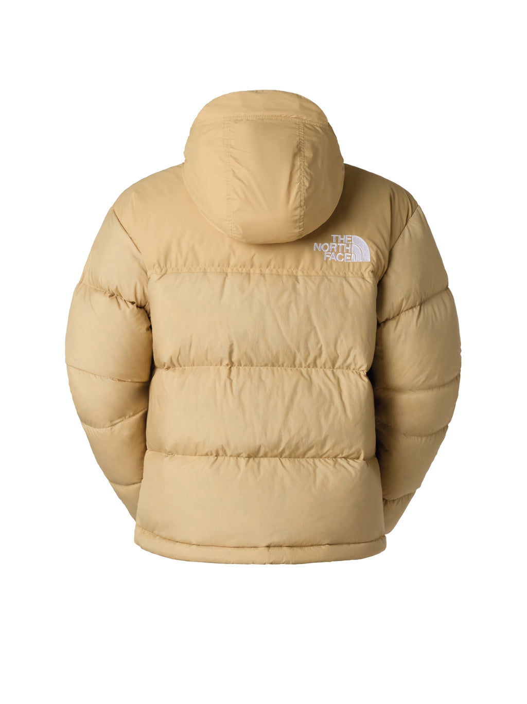 2026 New Arrival Giacca Retro Nuptse Squadrato da Donna Beige wholesalehk.shop