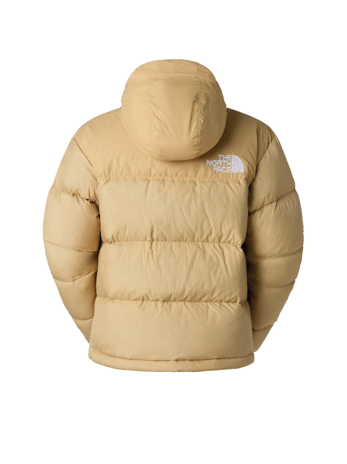 2026 New Arrival Giacca Retro Nuptse Squadrato da Donna Beige wholesalehk.shop