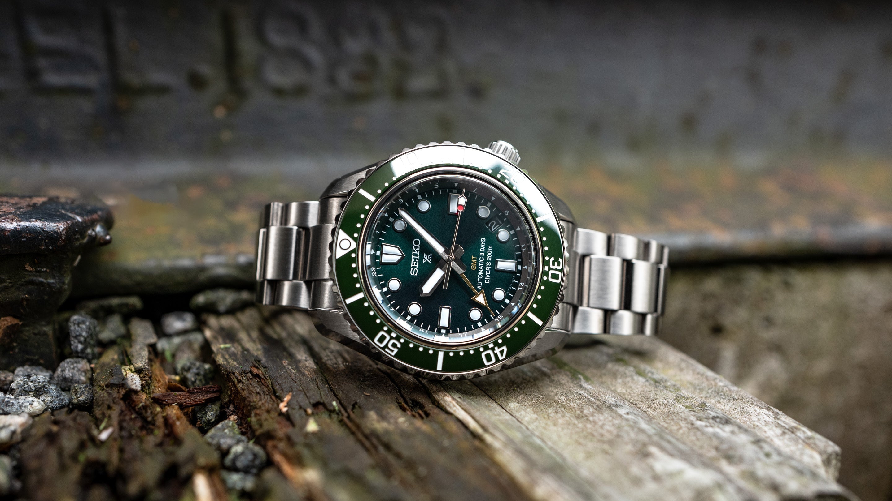 Seiko Prospex GMT Divers Automatic Marine Green Dial Silver Steel Strap Watch For Men - SPB381J1 wholesalehk.shop
