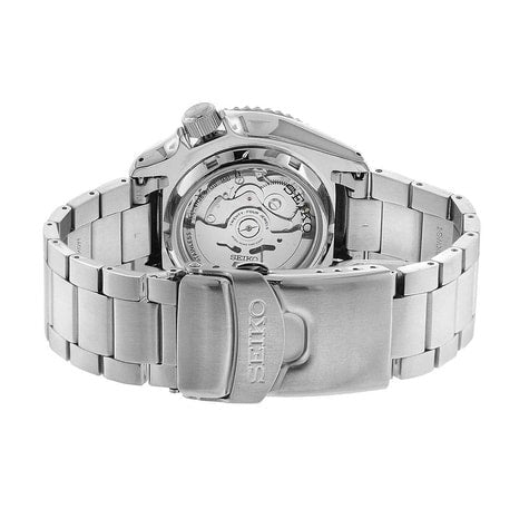 Seiko 5 Sports Automatic Analog Green Dial Silver Steel Strap Watch For Men - SRPD63K1 wholesalehk.shop