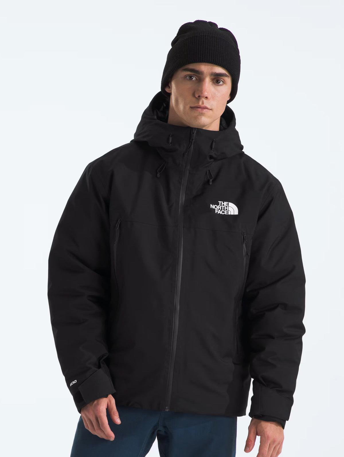 2026 New Arrival Giacca Imbottita con Cappuccio Mountain Range Nero wholesalehk.shop