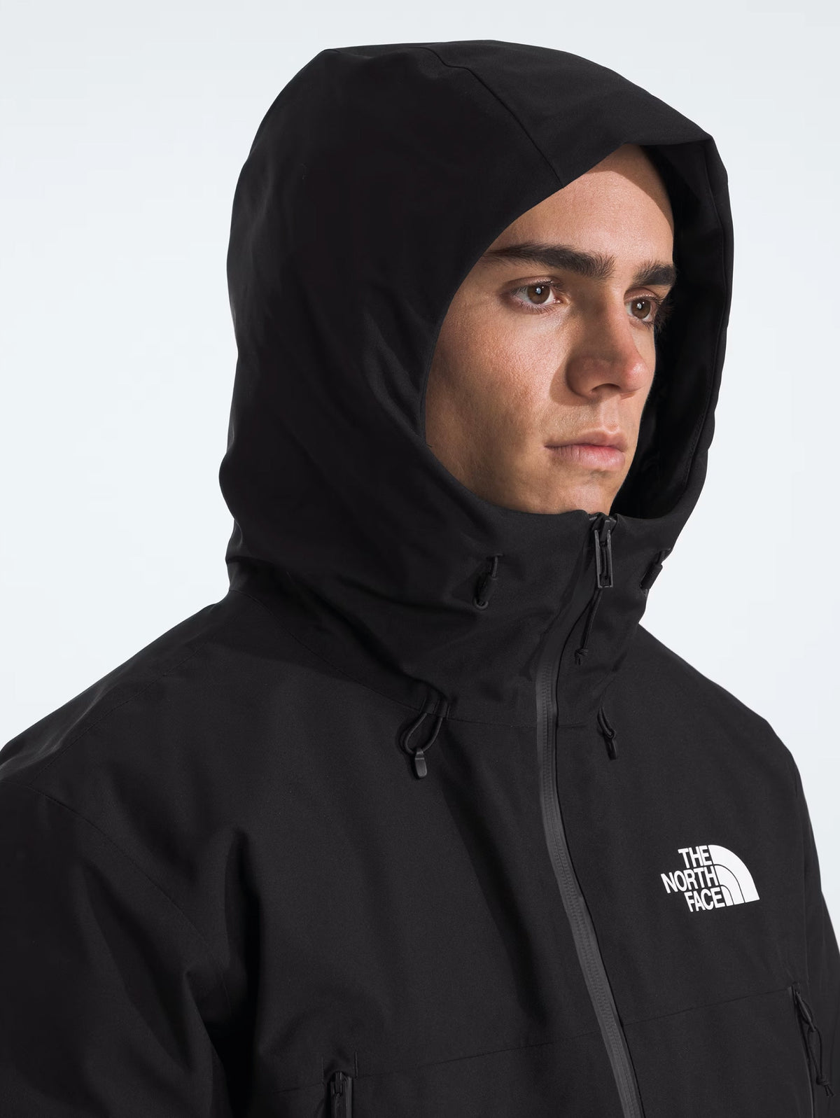 2026 New Arrival Giacca Imbottita con Cappuccio Mountain Range Nero wholesalehk.shop