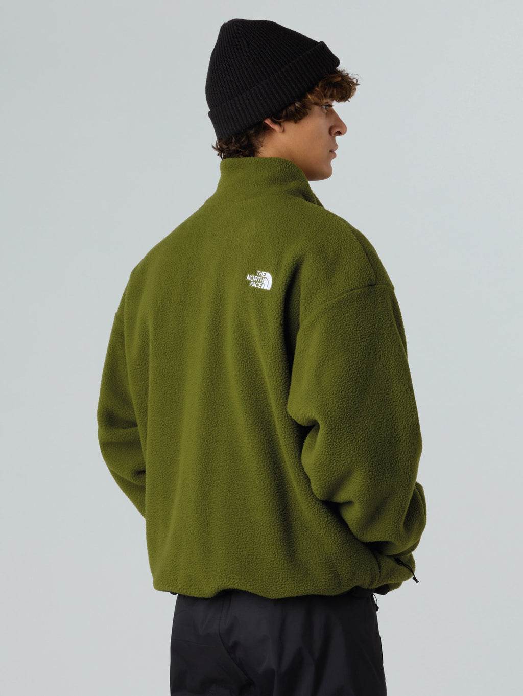 2026 New Arrival Giacca da Uomo in Pile Reversibile Yumiori Verde/Nero wholesalehk.shop