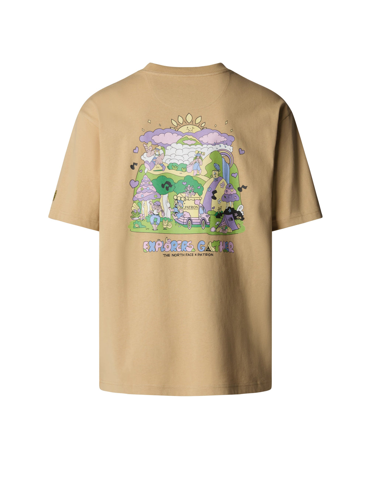 2026 New Arrival T-shirt Unisex Plasticfree Peaks Khaki wholesalehk.shop