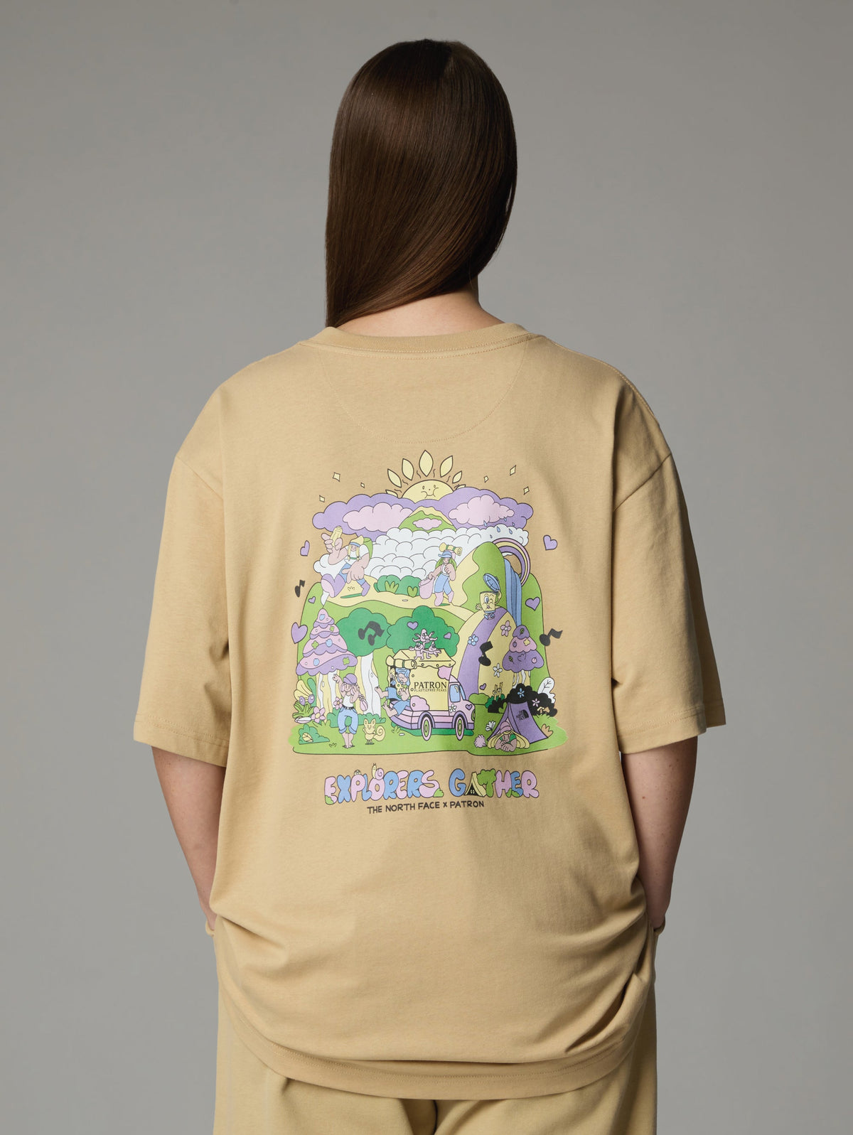 2026 New Arrival T-shirt Unisex Plasticfree Peaks Khaki wholesalehk.shop